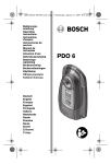 Bosch PDO 6