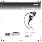 Bose In-Ear Headphones