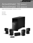 Bose Acoustimass 15 Speakers