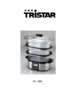 Tristar VS-3905 steamer