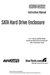 StarTech.com 3.5in 4 Drive eSATA RAID External Hard Drive Enclosure w/ Controller
