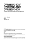 Gigabyte GV-R587UD-1GD AMD 1GB graphics card