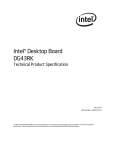 Intel BLKDG43RK motherboard
