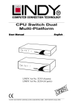 Lindy Matrix CPU Switch Dual Multi-Platform, 16 Port