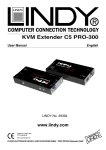 Lindy KVM Extender C5 PRO-300