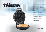 Tristar WF-2118 waffle iron
