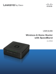 Linksys WRT54GH router