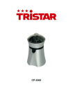 Tristar Citrus juicer