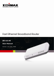 Edimax BR-6314K Broadband Router / 4 port switch