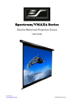 Elite Screens VMAX170XWS2 projection screen