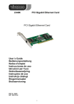 Vivanco PCI -> 10/100/1000 Mbps Ethernet Card