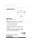 Morphy Richards 48746 rice cooker