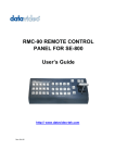 DataVideo Remote Control for SE-800/SE-800AV