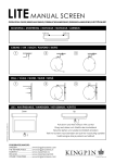 Kingpin Screens Lite Manual Screen