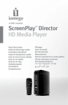 Iomega ScreenPlay ScreenPlay™ Director HD Media Player USB 2.0/Ethernet/AV 1.0TB