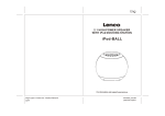 Lenco Speakerball for iPod