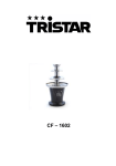 Tristar CF-1602 chocolate fountain