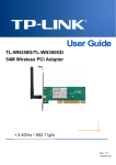TP-LINK 54Mbps Wireless PCI Adapter