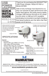 Manhattan USB Power Adapter