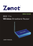 Zonet ZSR4154WE router