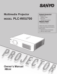 Sanyo PLC-WXU700 data projector