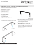 StarTech.com 4U 19in Steel Vertical Wall Mount Equipment Rack Bracket