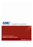 SMC SMCHPAV-ETH EZ Connect™ Powerline Ethernet Adapter