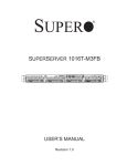 Supermicro SuperServer 1016T-M3FB