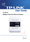 TP-LINK 85Mbps Powerline Ethernet Adapter