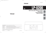 TEAC LP-U200 audio turntable