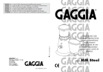 Gaggia MM Steel