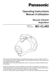 Panasonic MC-CL485 vacuum cleaner