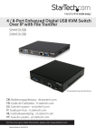 StarTech.com 4 Port USB VGA IP KVM Switch with Virtual Media