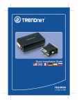 Trendnet USB to DVI/VGA Adapter