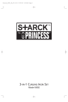 Princess Starck 3-in-1 Curling Iron Set