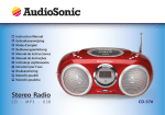 AudioSonic Stereo radio