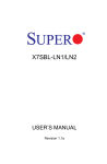 Supermicro X7SBL-LN1 motherboard