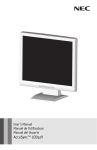 NEC ASLCD52V-BK-TR1 touch screen monitor