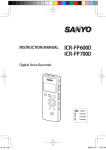Sanyo ICR-FP600D dictaphone