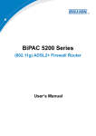 Billion BiPAC 5200G-R4 ADSL Wi-Fi Ethernet LAN Black