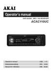 Akai ACAC110UC car media receiver