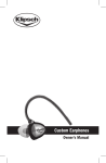 Klipsch CUSTOM 3 headphone