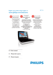 Philips PET741B Portable DVD Player