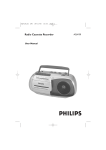 Philips AQ4130 Radio Cassette Recorder