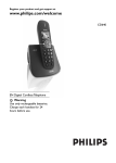 Philips CD6401B Cordless telephone