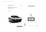 Philips AZ1134 MP3 CD Soundmachine