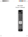 Philips SRU6080 Universal Remote Control