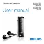 Philips SA1356 1GB* Digital MP3 player