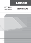 Lenco Portable TFT TV DVT-2226 22" HD-Ready White