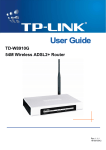 TP-LINK TD-W8910G router